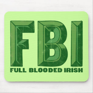 完全なBloodedのアイルランド人のマウスパッド マウスパッド