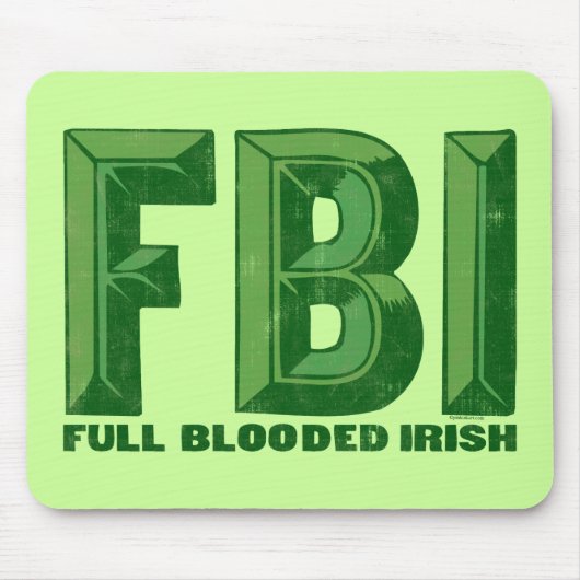完全なBloodedのアイルランド人のマウスパッド マウスパッド (正面)