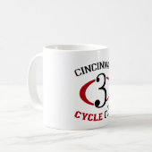 完全なCCCのロゴのクラシックで白いマグ コーヒーマグカップ (正面左)