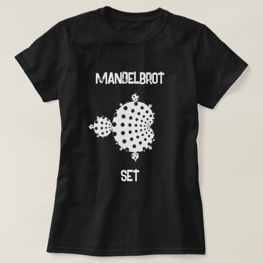 完全なmandelbrotセット tシャツ (デザイン正面)