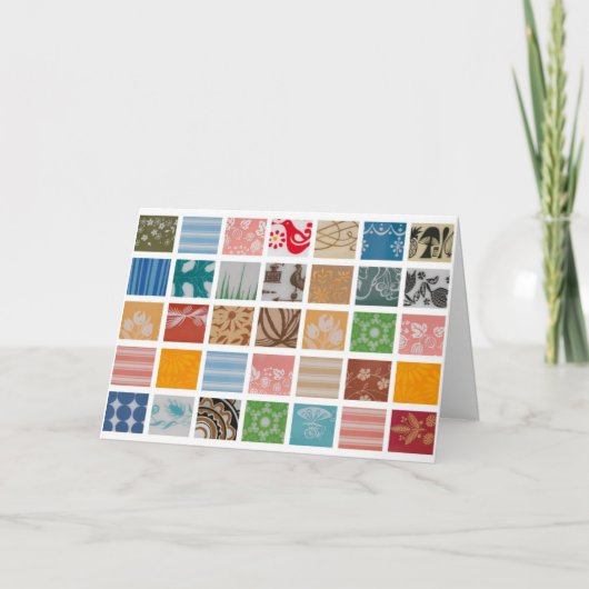 完全なPyrexの休日の挨拶状 カード (正面)