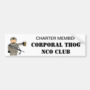 完全なTHOG下士官クラブ バンパーステッカー