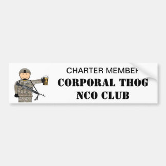 完全なTHOG下士官クラブ バンパーステッカー