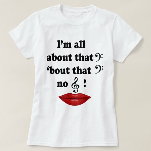 完全にその低音について Tシャツ (デザイン正面)