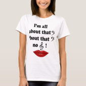 完全にその低音について Tシャツ (正面)