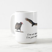 完全にちょうど休みます コーヒーマグカップ (正面左)