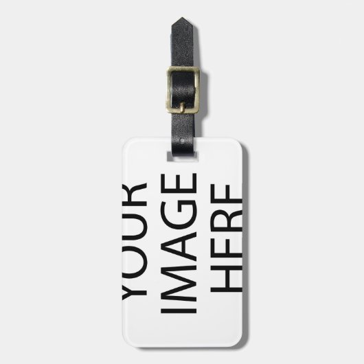 完全にカスタマイズ可能なイメージ ラゲッジタグ (正面縦)