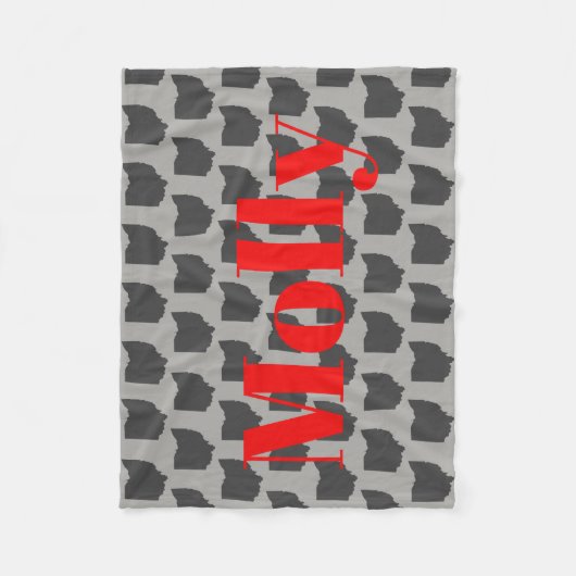 完全にカスタマイズ可能なオハイオ州ペット毛布 フリースブランケット (正面)