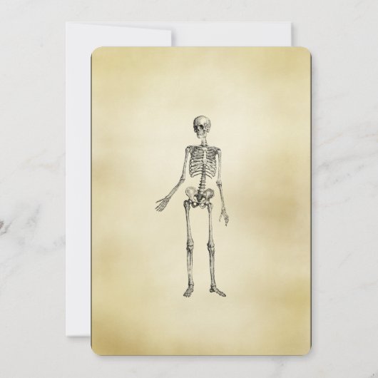 完全にカスタマイズ可能なハローウィンパーティ招待状 招待状 (裏面)