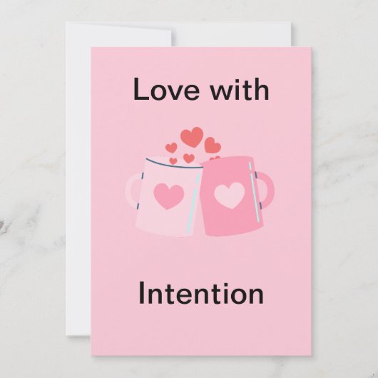 完全にカスタマイズ可能なバレンタインデーのカード シーズンカード (正面)