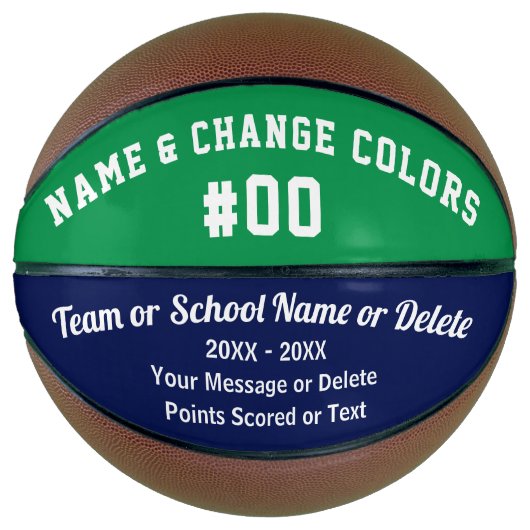 完全にカスタマイズ可能なパーソナライズされたバスケットボール バスケットボール (正面)