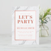 完全にカスタマイズ可能なパーティの招待状 招待状 (スタンド正面)