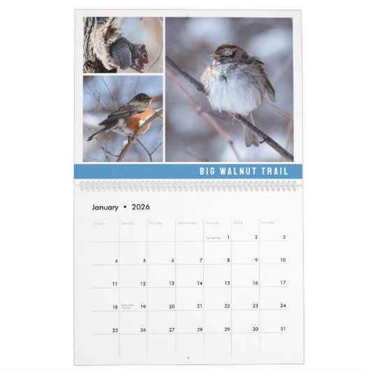 完全にカスタマイズ可能なフォトカレンダーの作成 カレンダー (1月 2026)