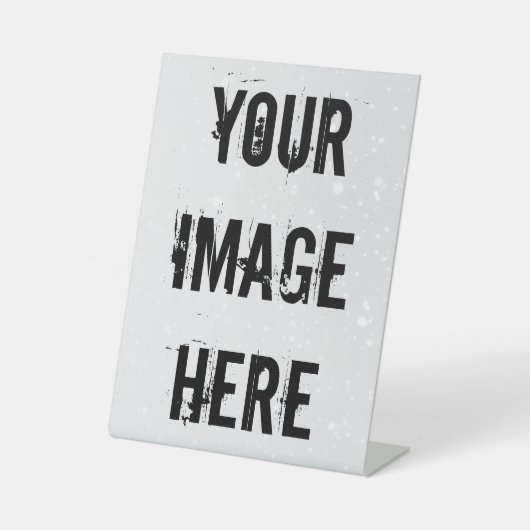 完全にカスタマイズ可能なペデスタルサイン 台座サイン (正面)