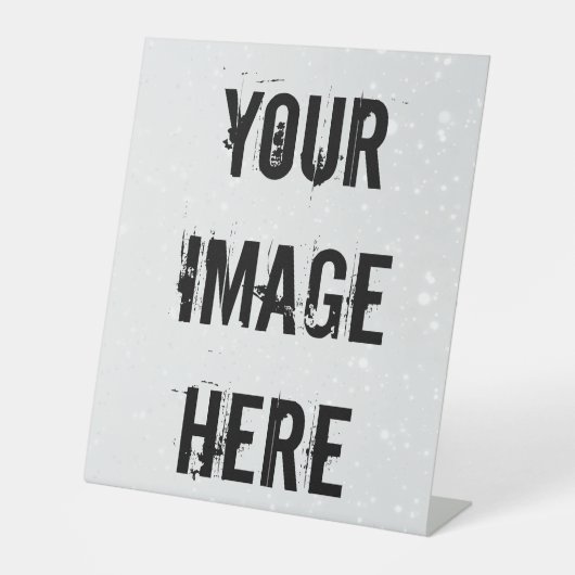 完全にカスタマイズ可能なペデスタルサイン 台座サイン (正面)