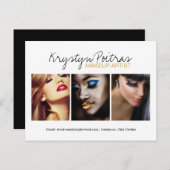 完全にカスタマイズ可能なメイクアップアーティストコンプカード ポストカード (正面/裏面)