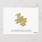 完全にカスタマイズ可能なメイクアップアーティストコンプカード ポストカード (裏面)