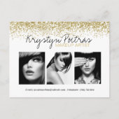 完全にカスタマイズ可能なメイクアップアーティストコンプカード ポストカード (正面)