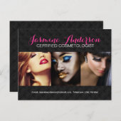 完全にカスタマイズ可能なメイクアップアーティストコンプカード ポストカード (正面/裏面)
