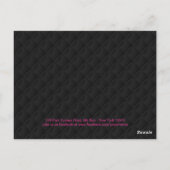 完全にカスタマイズ可能なメイクアップアーティストコンプカード ポストカード (裏面)