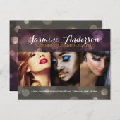完全にカスタマイズ可能なメイクアップアーティストコンプカード ポストカード (正面/裏面)