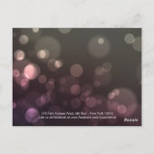 完全にカスタマイズ可能なメイクアップアーティストコンプカード ポストカード (裏面)