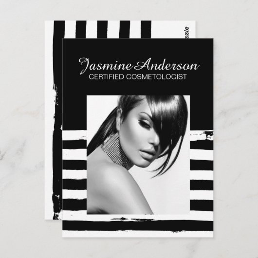 完全にカスタマイズ可能なメイクアップアーティストコンポーネントカード ポストカード (正面/裏面)