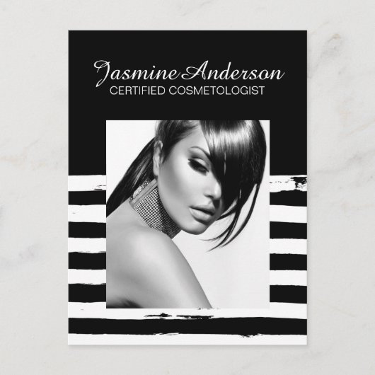 完全にカスタマイズ可能なメイクアップアーティストコンポーネントカード ポストカード (正面)