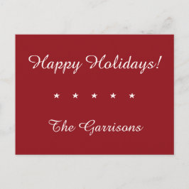 完全にカスタマイズ可能な休日テーブルカード シーズンポストカード