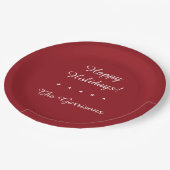 完全にカスタマイズ可能な休日紙プレート ペーパープレート (アングル)