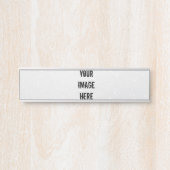 完全にカスタマイズ可能な名前プレート サインプレート (正面)