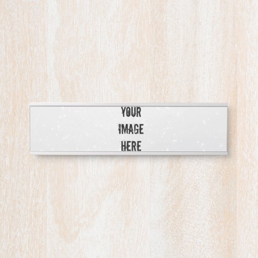 完全にカスタマイズ可能な名前プレート サインプレート (正面)