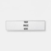 完全にカスタマイズ可能な名前プレート サインプレート (正面)