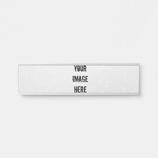 完全にカスタマイズ可能な名前プレート サインプレート (正面)