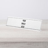 完全にカスタマイズ可能な名前プレート デスクネームプレート (正面)