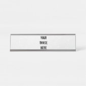 完全にカスタマイズ可能な名前プレート デスクネームプレート (正面)