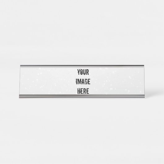 完全にカスタマイズ可能な名前プレート デスクネームプレート (正面)