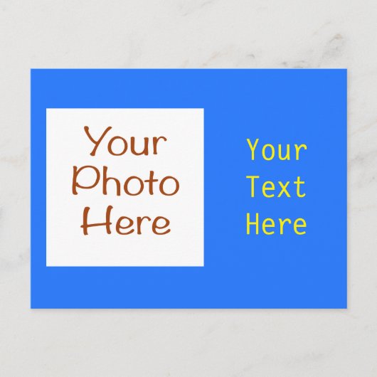 完全にカスタマイズ可能な基本はがき ポストカード (正面)