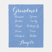 完全にカスタマイズ可能な孫用毛布 フリースブランケット (正面)