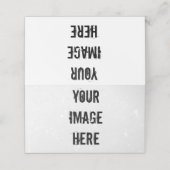 完全にカスタマイズ可能な折り曲げ座席表 プレイスカード (外部開封)