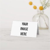 完全にカスタマイズ可能な折り曲げ座席表 プレイスカード (裏面)