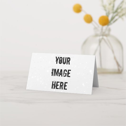 完全にカスタマイズ可能な折り曲げ座席表 プレイスカード (正面)