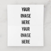 完全にカスタマイズ可能な折り曲げ座席表 プレイスカード (内部開封)