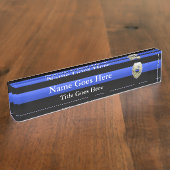 完全にカスタマイズ可能な新しいバッジ デスクネームプレート (側面)