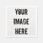 完全にカスタマイズ可能な紙ナプキン スタンダードカクテルナプキン (正面)