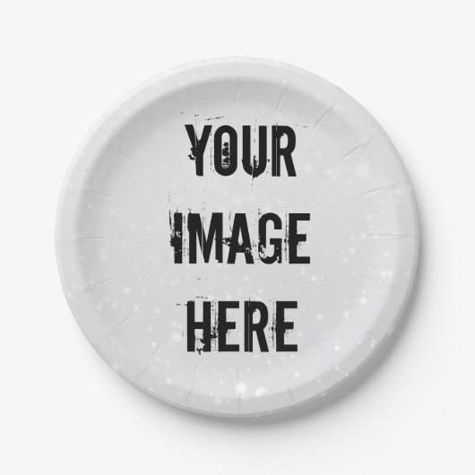 完全にカスタマイズ可能な紙プレート ペーパープレート (正面)