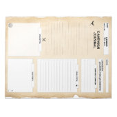 完全にカスタマイズ可能なD&Dキャンペーンジャーナル ノートパッド (正面)