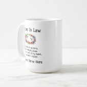 完全にカスタム義理の姉妹のいとこ等Bestie Mug コーヒーマグカップ (正面左)