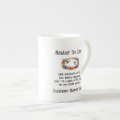 完全にカスタム義理の姉妹のいとこ等Bestie Mug ボーンチャイナマグカップ (正面右)