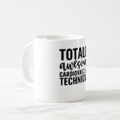 完全にカッコいい循環器技師 コーヒーマグカップ (正面左)